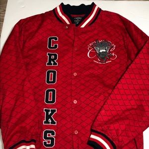 Crooks and Castles varsity jacket